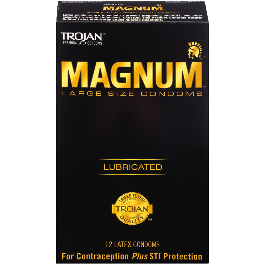 Trojan Magnum Large Size Premium Condoms Promescent Trojan Magnum Large Size Premium Condoms Promescent
