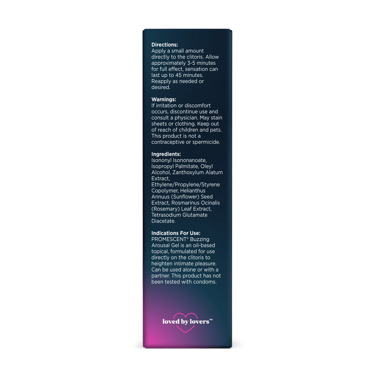 Buzzing Female Arousal Gel