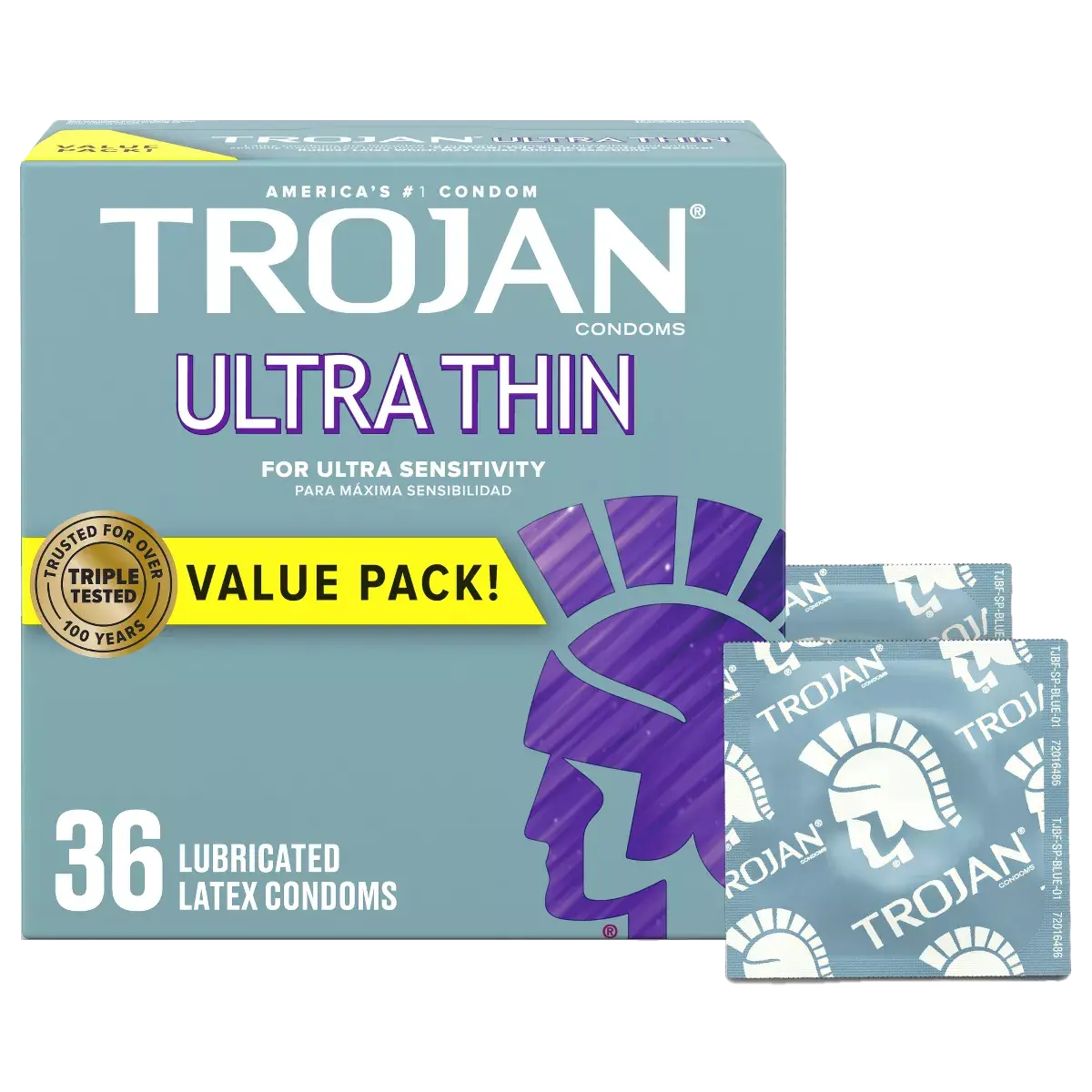 Trojan Ultra Thin Condoms Premium Lubricated Condoms Promescent Trojan Ultra Thin Condoms Premium Lubricated Condoms Promescent