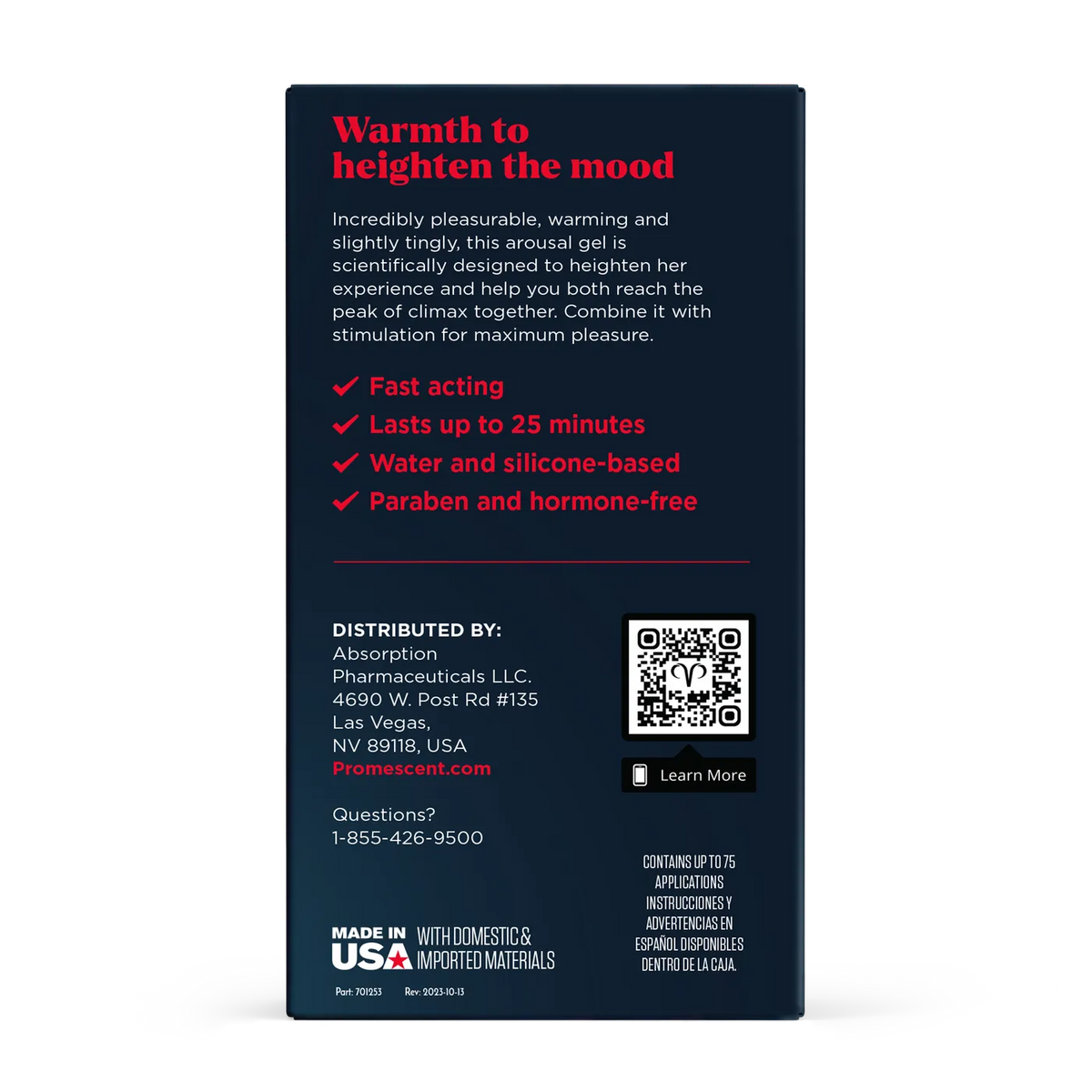 Warming Female Arousal Gel