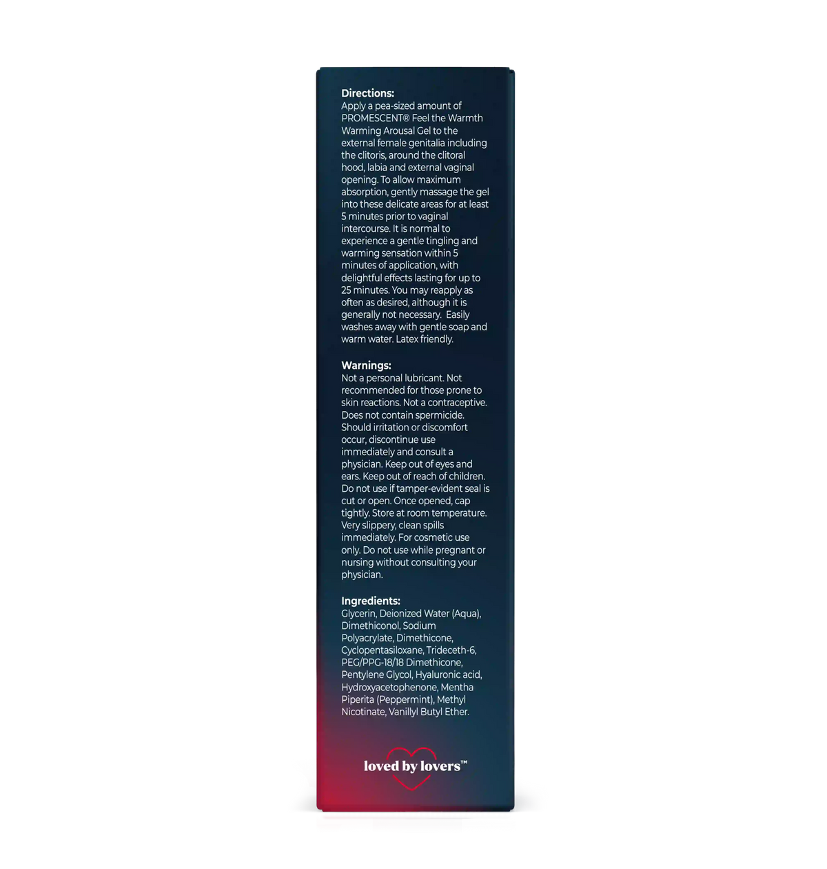 Warming Female Arousal Gel