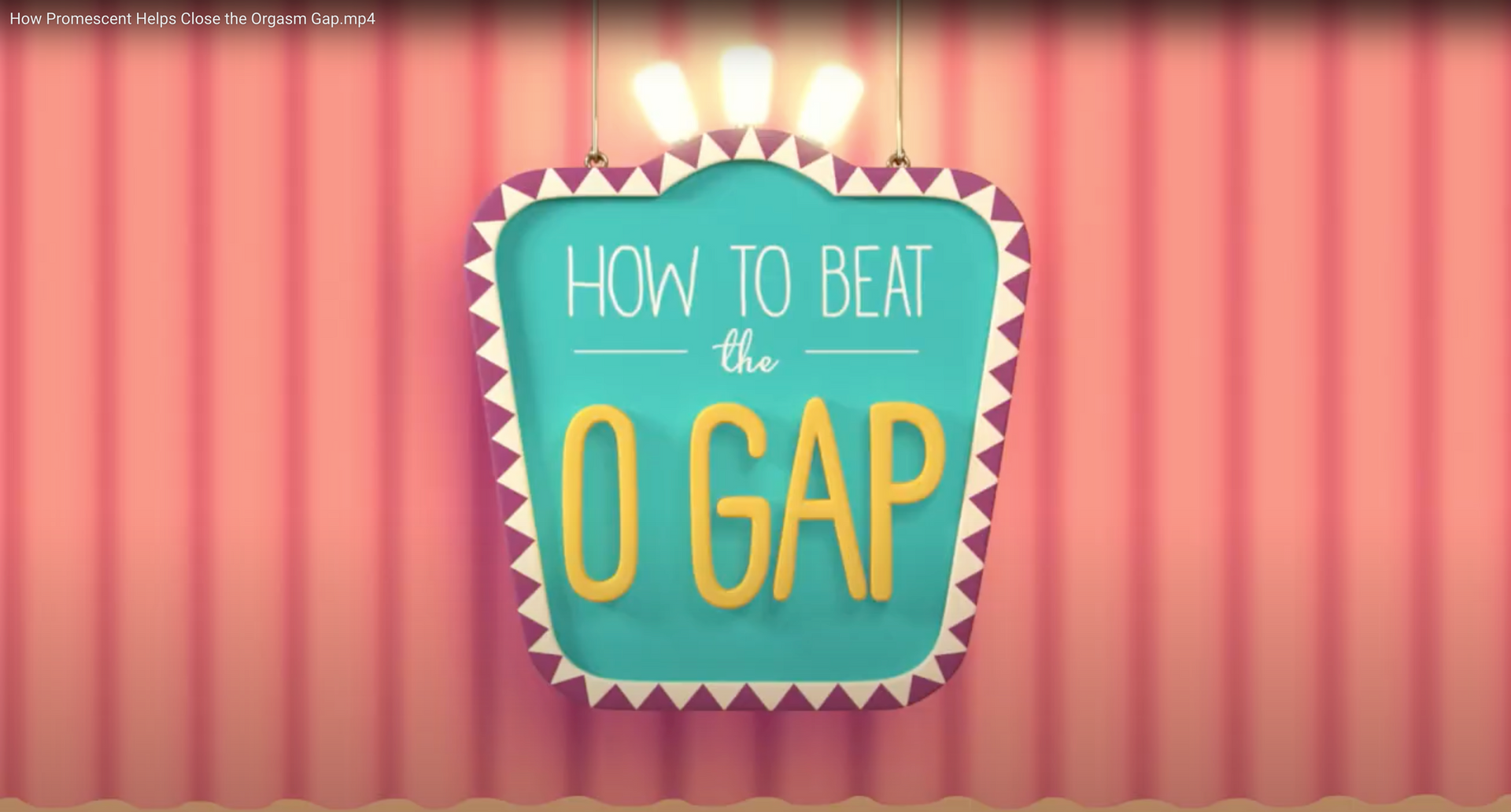 Cargar video: Promescent believes in helping couples make love longer by closing the orgasm gap.