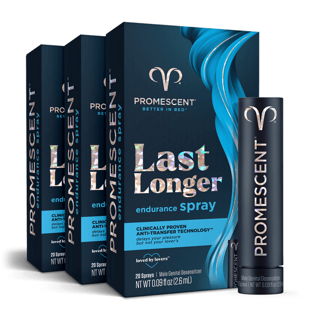 Promescent Logo Promescent® Endurance Duo - Delay Spray and Delay Wipes to Last Longer