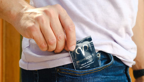 Benzocaine delay wipes for premature ejaculation easily fit in your pocket so you can last longer even away from home.