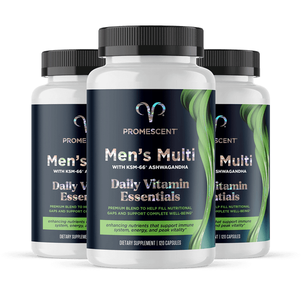 3 bottles of men's multivitamin from Promescent