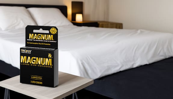 Trojan Magnum Large Condoms Promotion 