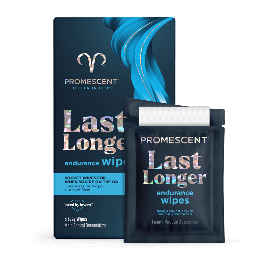 Promescent premature ejaculation delay wipes - 5 count