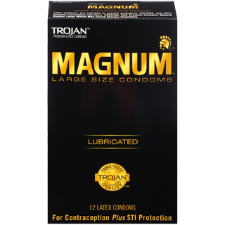 Trojan Magnum Large Condom - 12 Pack
