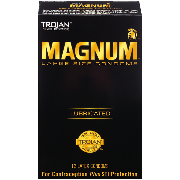 Trojan Magnum Large Size Premium Condoms Promescent Trojan Magnum Large Size Premium Condoms Promescent