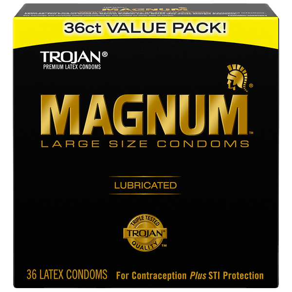 Trojan Magnum Large Condom - 36 Pack