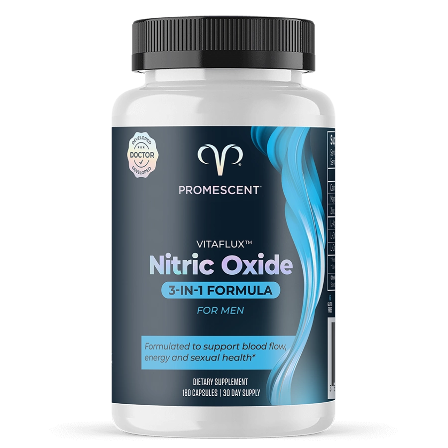 Promescent VitaFLUX Nitric Oxide Booster for Men - 30 Capsules