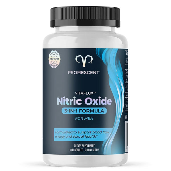 Promescent VitaFLUX Nitric Oxide Booster for Men - 30 Capsules