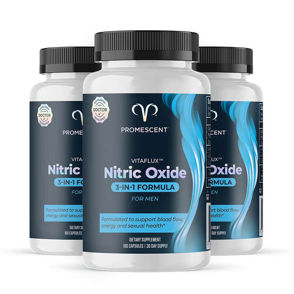Promescent VitaFLUX Nitric Oxide Booster for Men - 90 Capsules