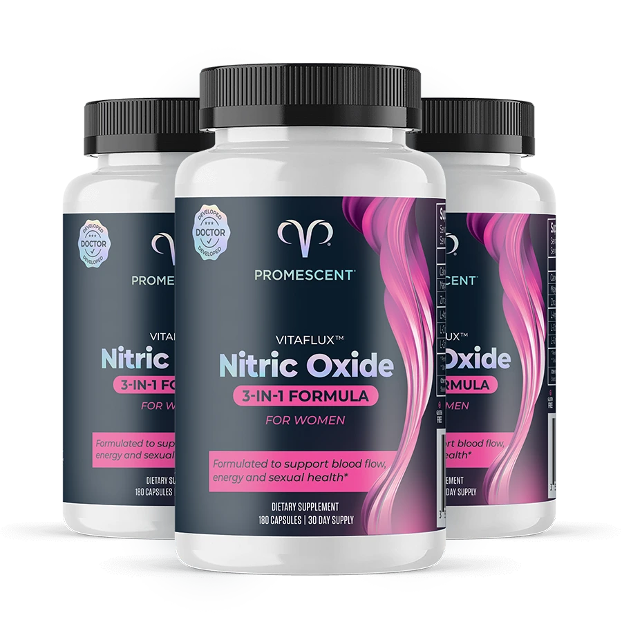 Promescent VitaFLUX Nitric Oxide Booster for Women - 90 Capsules